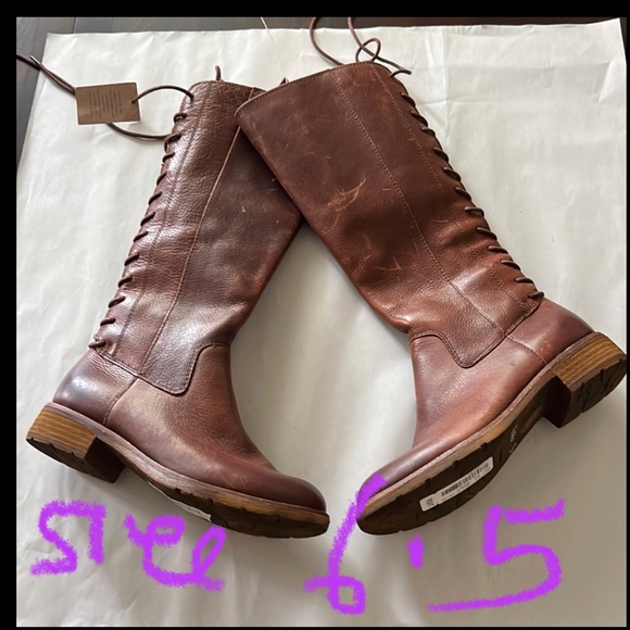 Sofft Sharnell II Leather Lace-Up Waterproof Tall Boots - Picture 12 of 16